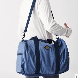 Faherty Light Blue All Day Duffle Bag